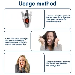 Jue-Fish Magic Spray For Cleanser - Negative Energy Smokeless Jue-Fish Magic Spray For Cleanser - Negative Energy Smokeless