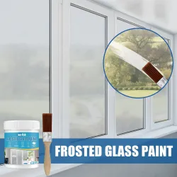 Jue-Fish Frosted Glass Paint Door - Window Shading Provides Privacy