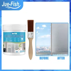 Jue-Fish Frosted Glass Paint Door - Window Shading Provides Privacy