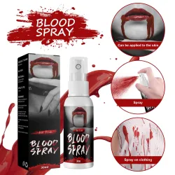 Jue Fish Clean Makeup Props Blood Splatter Spray For Haunted House Jue Fish Clean Makeup Props Blood Splatter Spray For Haunted House