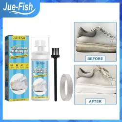 Jue-Fish Shoes Whitening Cleansing Gel - Refreshed Polish Cleaning Tool Jue-Fish Shoes Whitening Cleansing Gel - Refreshed Polish Cleaning Tool