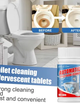 Jue Fish Toilet Bowl Cleaner - Tablets Bathroom Toilet Tank Cleaner Jue Fish Toilet Bowl Cleaner - Tablets Bathroom Toilet Tank Cleaner