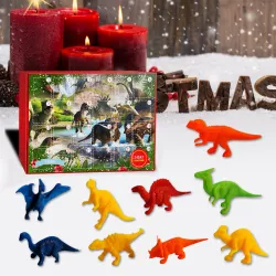 Jue-Fish Dinosaur Advent Calendar For Boys 2024 Christmas