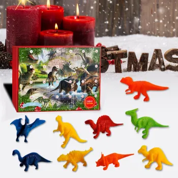 Jue-Fish Dinosaur Advent Calendar For Boys 2024 Christmas